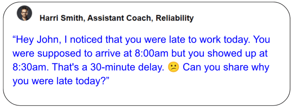 harri late chat intro example HARRi AI Agent chat intro example